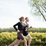 Le biker short à compression légère violet d'évêque